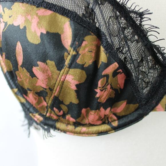 Intimately Women's Teens Bra Animal Print Raw Edge Eyelash Lace 34 A - Picture 4 of 12